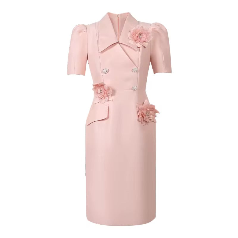 Elegant pink dress