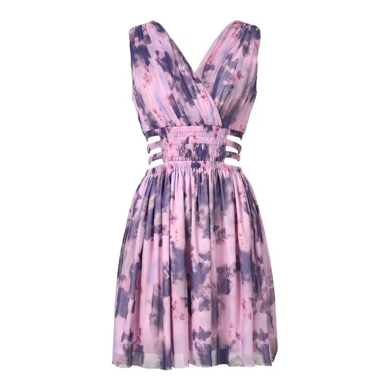 Floral short dress