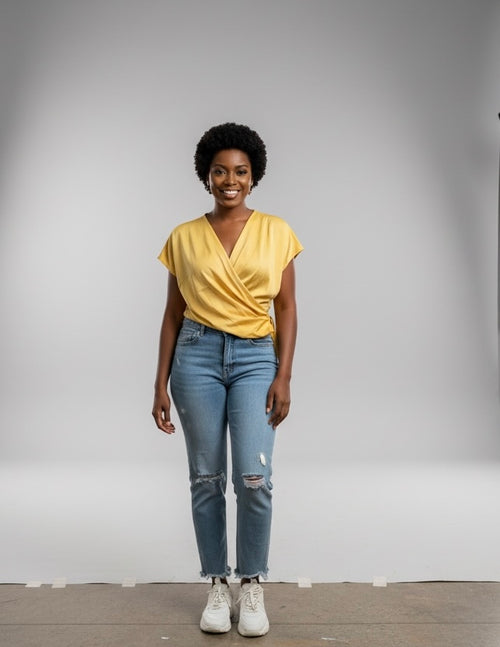Breathable Wrap top