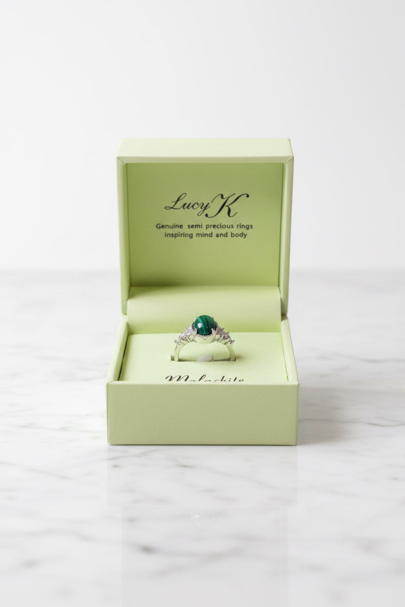 Lucy K precious stone ring