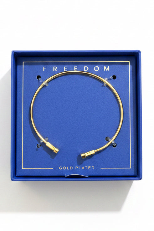 Freedom Gold plated Bracelet