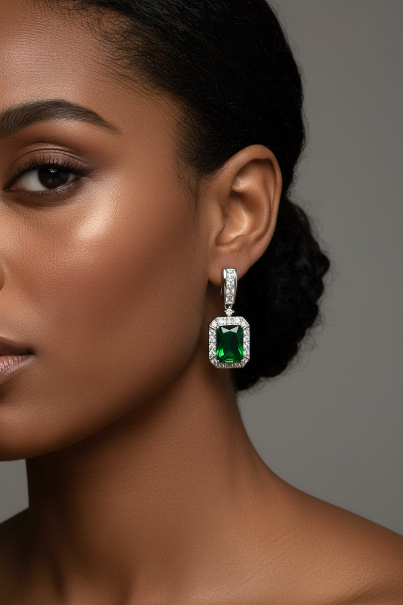 Emerald earrings