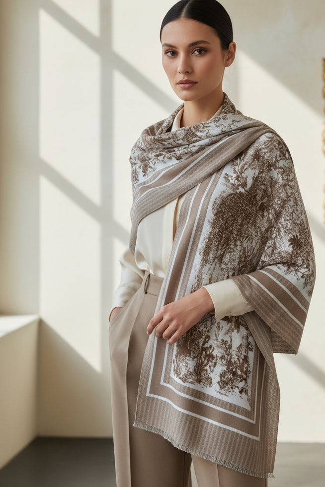 Patterned Shawl