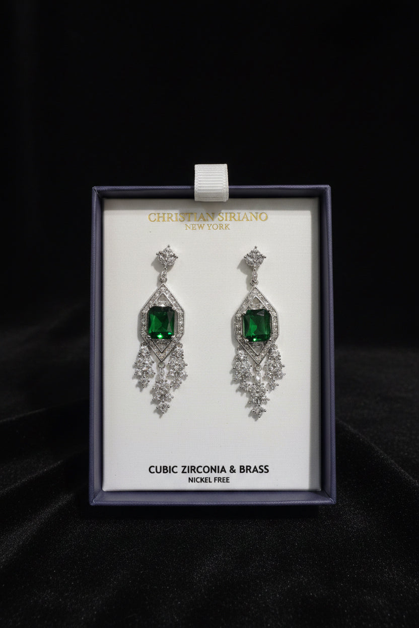 Emerald earrings