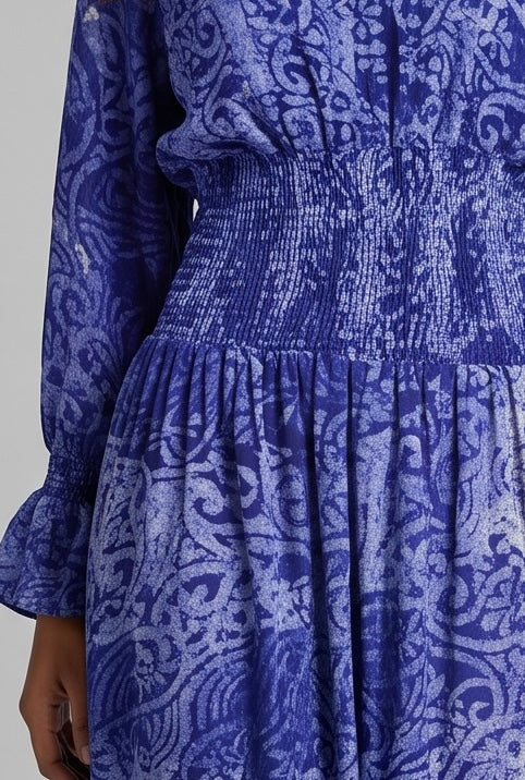 Adire long dress