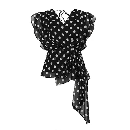Polka dot top