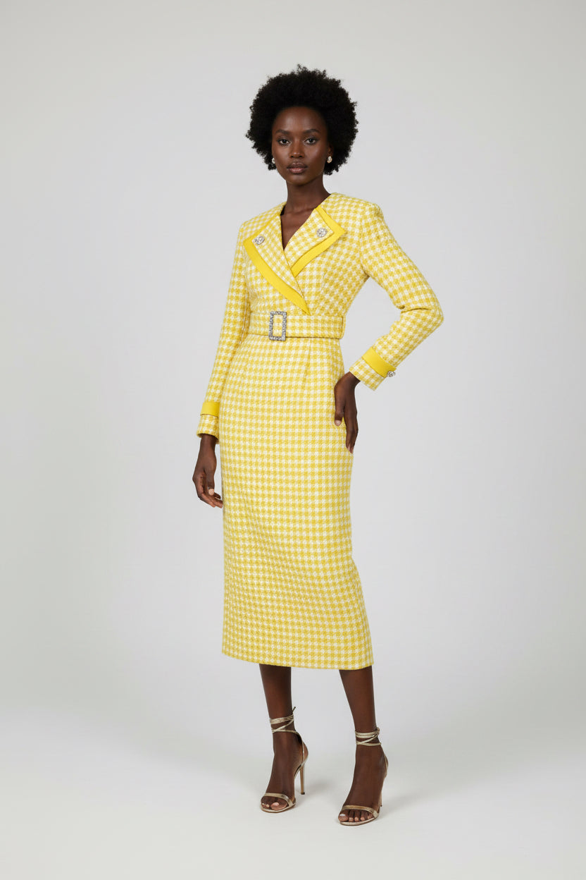 Elegant Tweed Dress