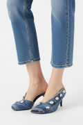 Jean slippers