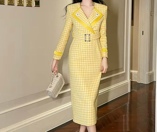 Elegant Tweed Dress