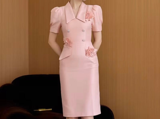 Elegant pink dress